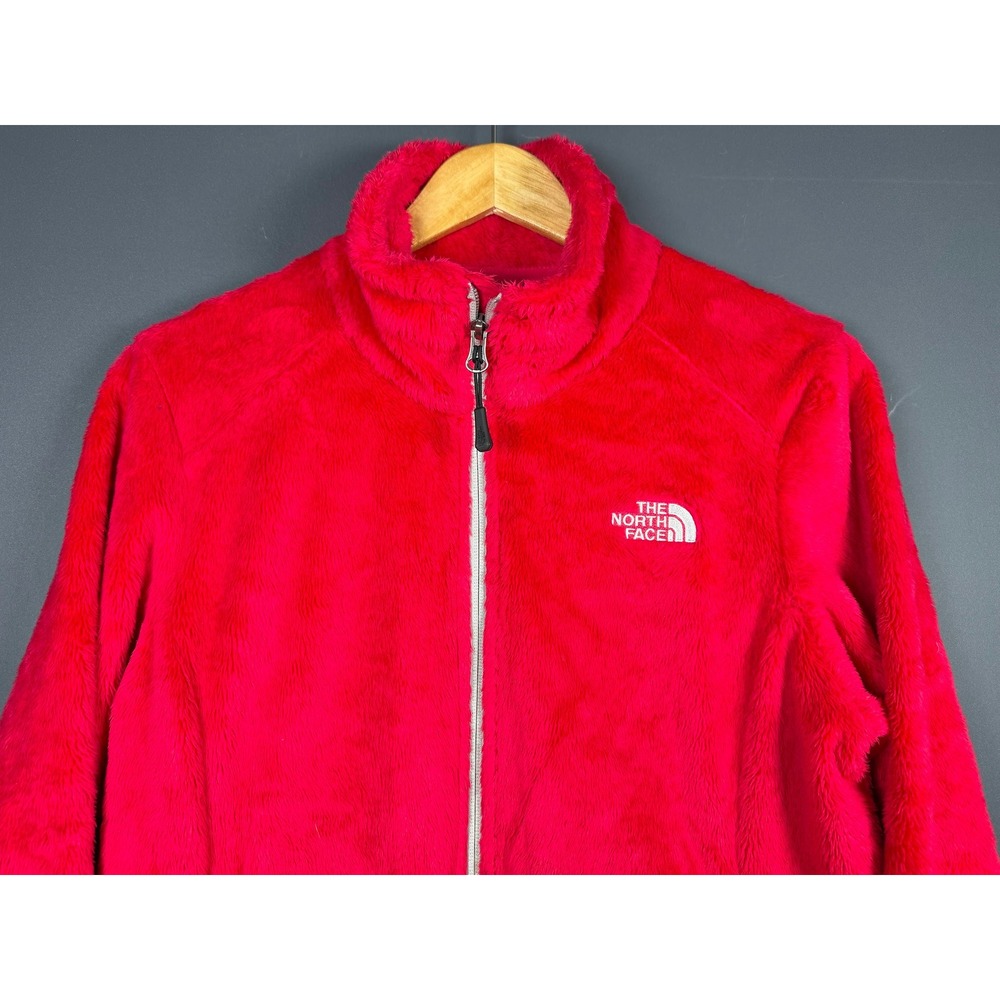 The North Face Womens Small Osito Full Zip Fleece Jacket Pink Small Soft Plush